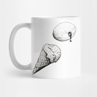 dessert pencil sketch Mug